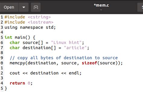 memcpy cpp|c++ string memcpy.